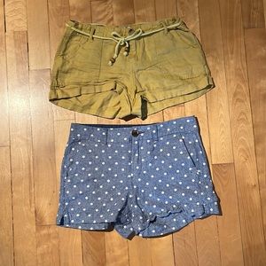 2 for $30. Adorable, light shorts. Old Navy and Forever 21. Small. EUC. OBO.